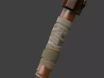 Wasteland Survival Hatchet 3D Model Low-poly 3D model