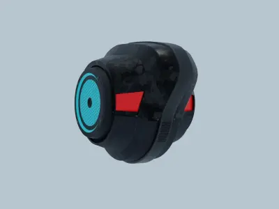 Drone Rockie Free low-poly 3D model