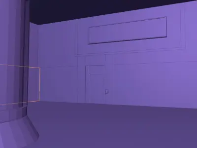 Underground Laboratory  Low-poly 3D model