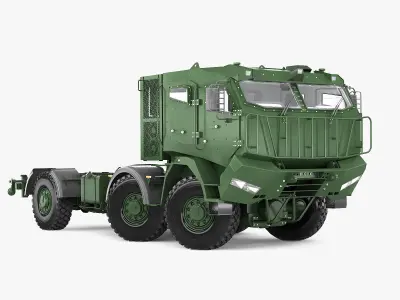 Custom vehicle 6x6 made in 3d 3D model