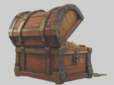 Treasure Chest Model 3D model
