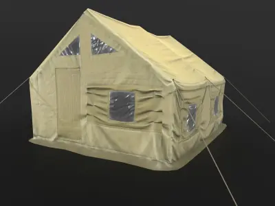 Low poly Tent Low-poly 3D model
