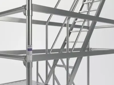 Scaffold tower 7 3D model