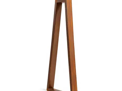 Rustic Industrial Metal Aframe Table Leg Model Pack Low-poly 3D model