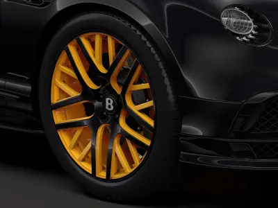 Bentley Continental GT Continental 24 2018 wheel 3D model