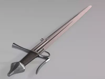 Doge Sword Low-poly 3D model