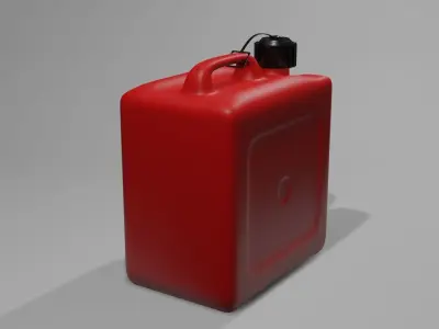 Plastic can 3D model
