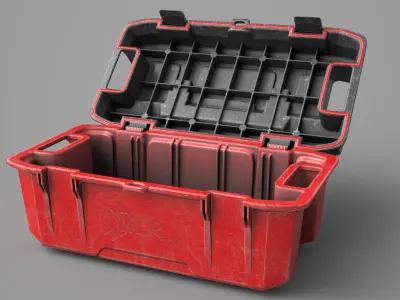 Game Ready Tool Box Low-poly 3D model