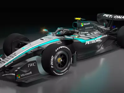 2026 Mercedes F1 plus Photoshop files 3D model