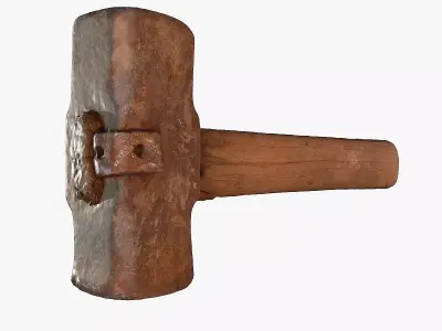 Hammer old high-poly 3D model