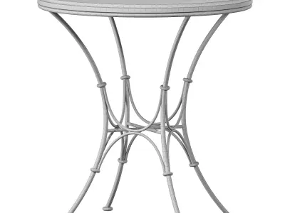 eloquence parisian side table 3D model