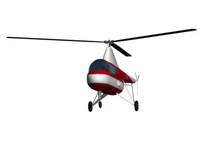 Westland Widgeon 3D model