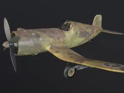 War plane 3D model purchase