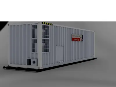 mudlogging unit 3D model