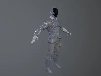 Character Batman Arkham Knight High poly 3D model