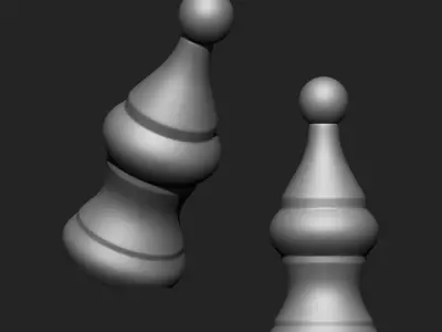 Wooden Pillar Collection IMM Brush Pack  in One 16 Vol 2 3D model
