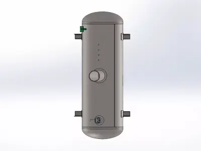 Pressure Vessel With CALCULATIONS 3D model