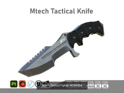 Knives PBR Collection 3D Model Pack