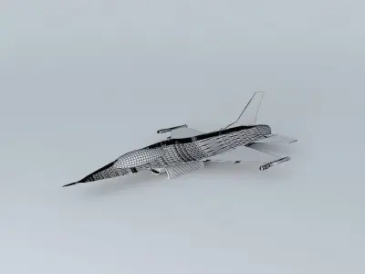 aeroplane fighter jet Free 3D model