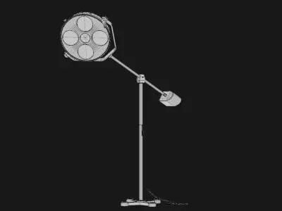 Medical Lamp Low-poly 3D model