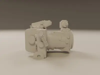 old photo camera 3D print model