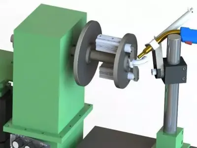 Elbow Rotary Weld Free 3D model