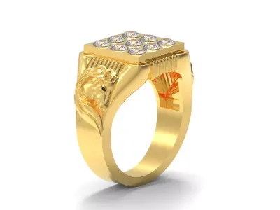 Thrilling horse ring Part 3 3D print model