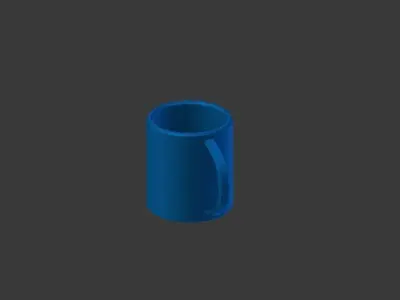 Small Office Items Collection Low-poly 3D model