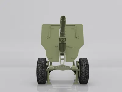 OTO Melara model 56 Low-poly 3D model