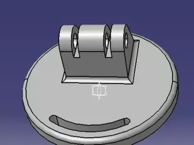 SUPPORT D4ECRAN Free 3D model
