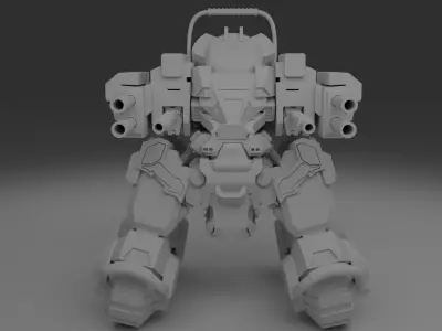 robot automata 3D model