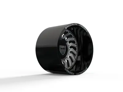 REAR SPECIALITY FORGED D024 WHEEL 3D MODEL 3D model