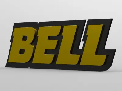 bell logo 3D model