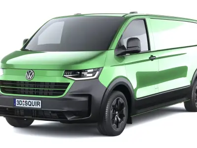 Volkswagen Transporter T7 Panamericana LWB 2025 3D model