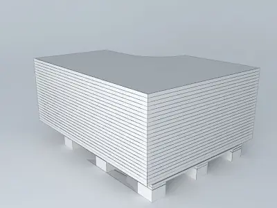 pallet bureaubladen 160 x120 Free 3D model