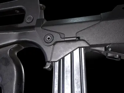 FAMAS F1 Rifle Low-poly 3D model purchase