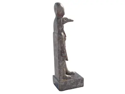 Thoth statue Low-poly 3D model