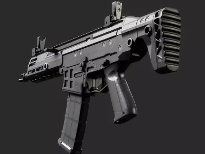 CZ Bren 3  Low-poly 3D model