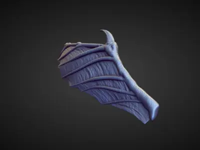 WING39 high poly sculpt 3D model