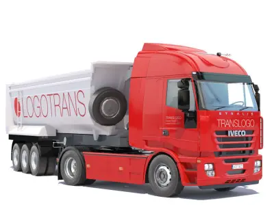 IVECO Stralis Dump Truck 3D model