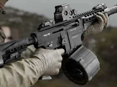 Derya MK-12 Low-poly 3D model