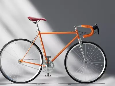 Premium and Modern Vintage Bicycle for cinema 4d 3D model