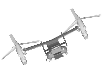 Bell Boeing V-22 Osprey 3D model shop