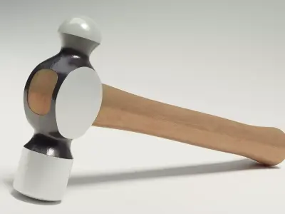 Ball Peen Hammer Free 3D model
