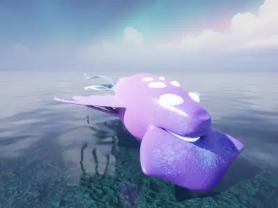 FISH FANTASY  Low-poly 3D model
