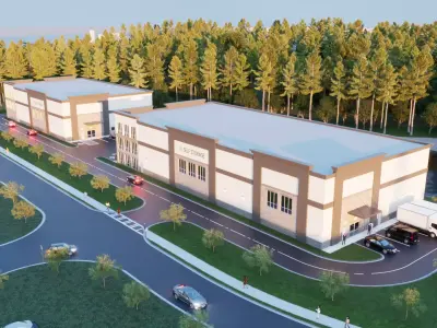 Storage Building-Self Storage Warehouse-Commercial Building 3D model