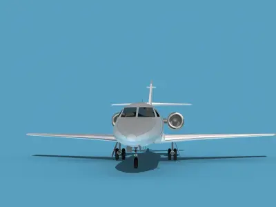 Dassault Falcon 20 V00 3D model