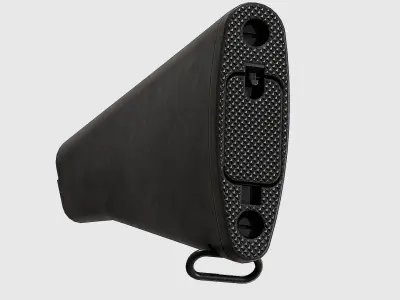 A2 Buttstock - Replica Low-poly 3D model