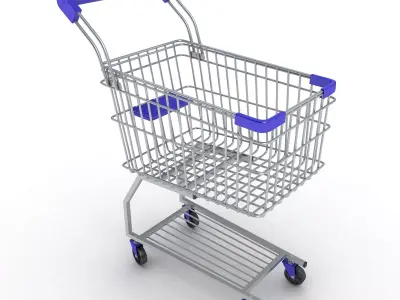  Shopping Cart 3D model
