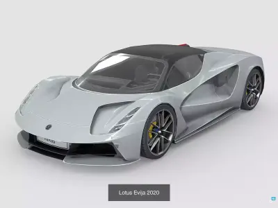 Future Mobility Low-Poly Electric Pack